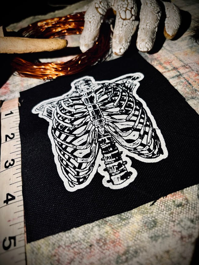 Rib Cage Sew on patch