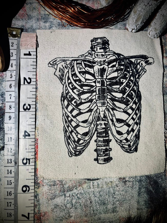 Rib Cage Sew on patch