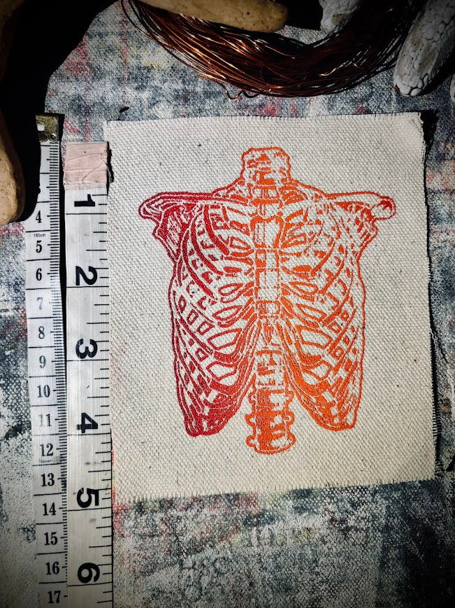 Rib Cage Sew on patch