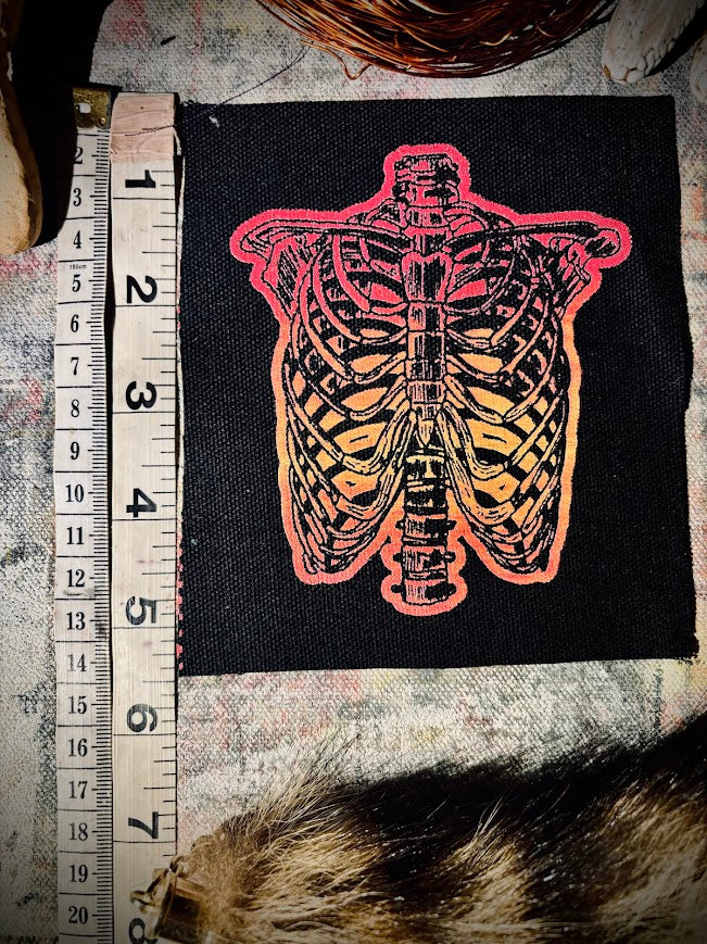 Rib Cage Sew on patch