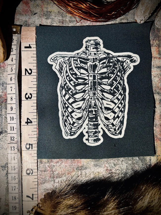 Rib Cage Sew on patch