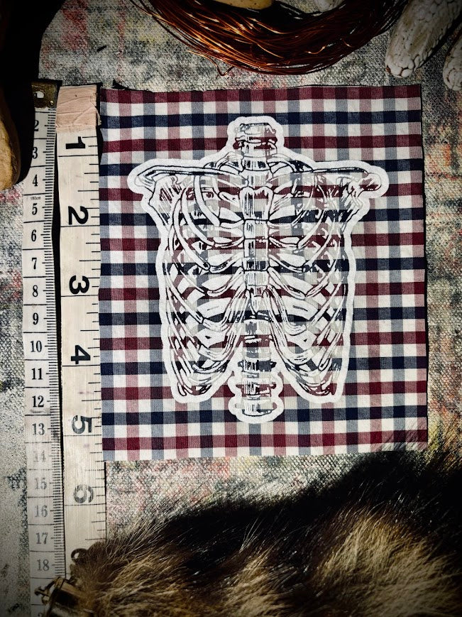 Rib Cage Sew on patch