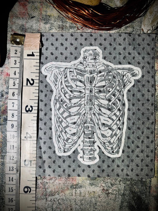 Rib Cage Sew on patch