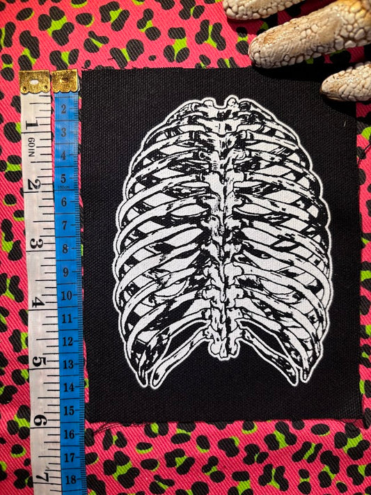 back human ribcage patch.