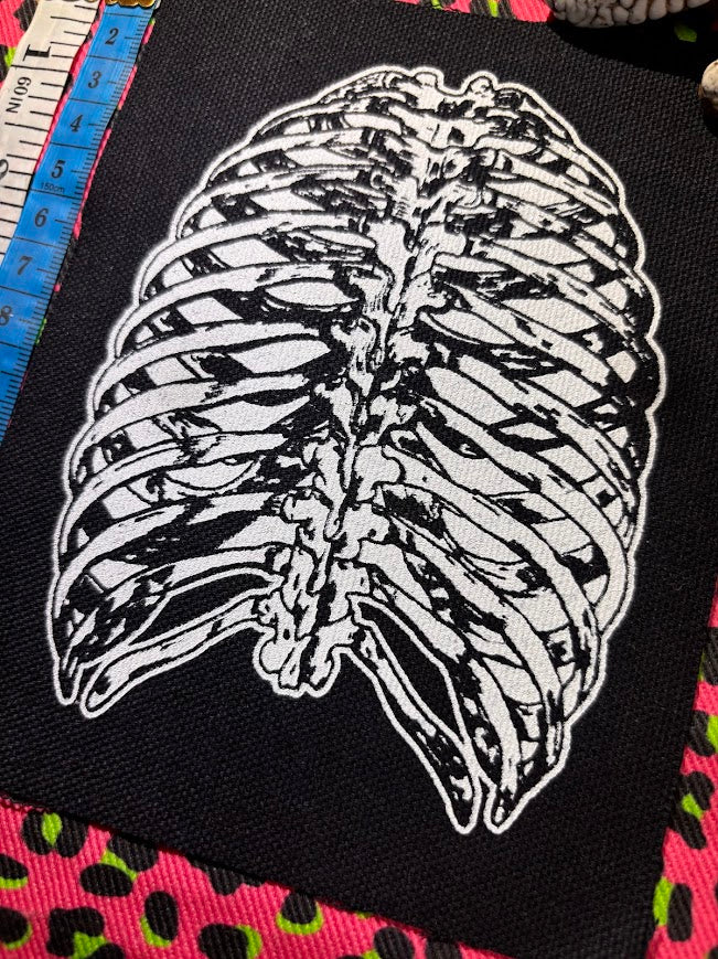 back human ribcage patch.