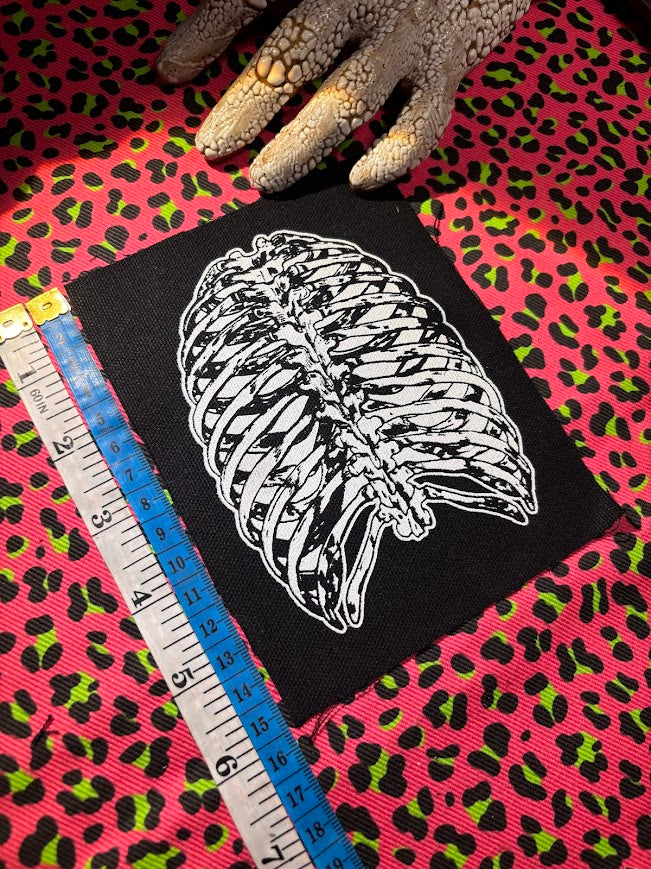 back human ribcage patch.