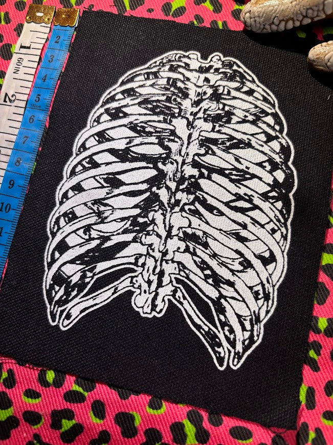 back human ribcage patch.