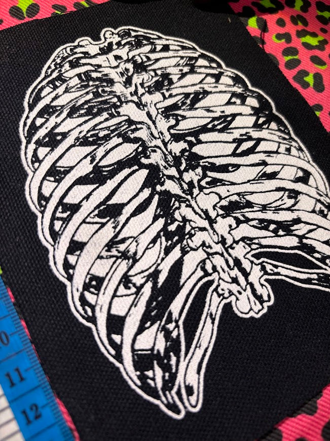 back human ribcage patch.