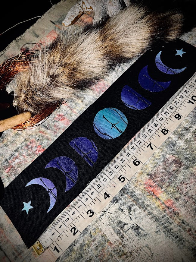 Full moon phases patch with a big ol' butt