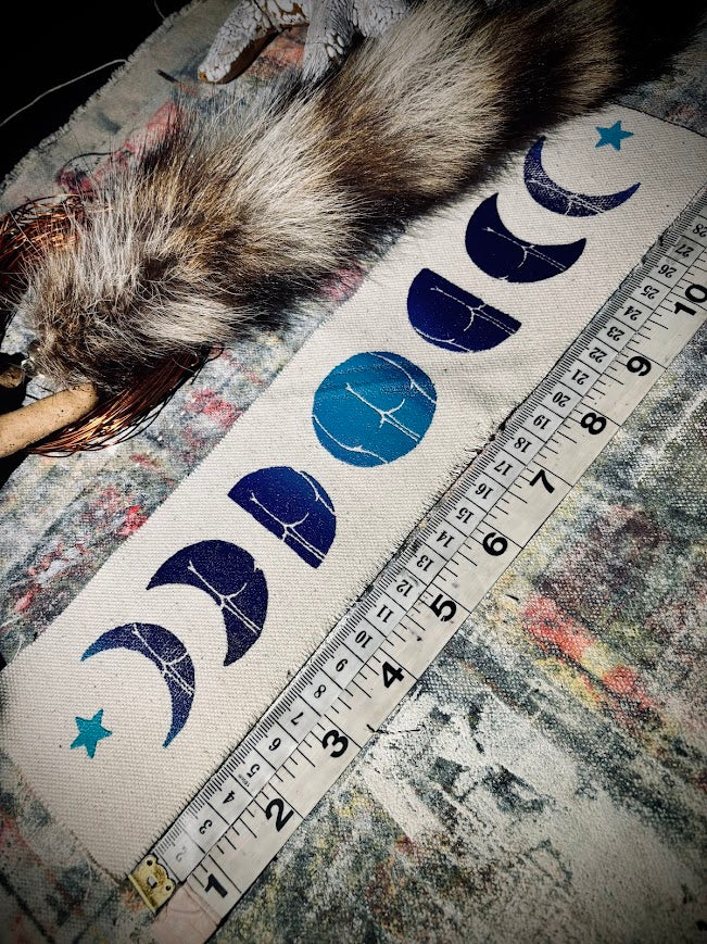 Full moon phases patch with a big ol' butt