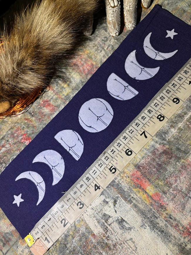 Full moon phases patch with a big ol' butt