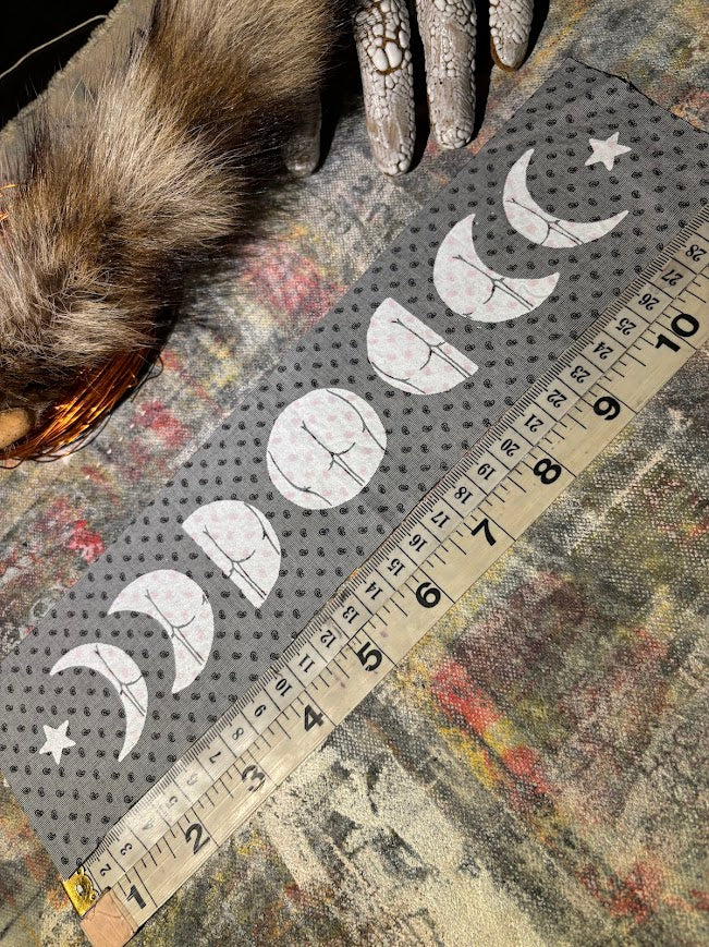 Full moon phases patch with a big ol' butt