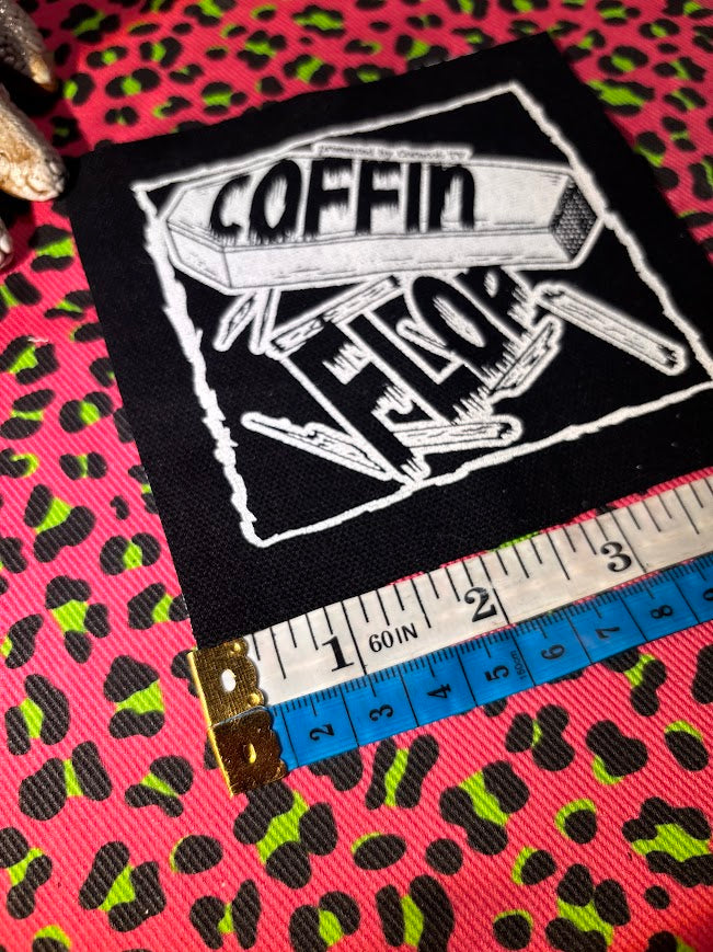 Coffin Flop by Corncob TV sew on patch. From I think you should leave