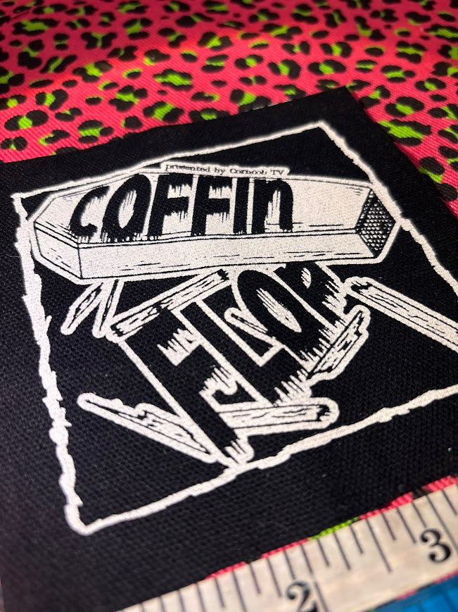 Coffin Flop by Corncob TV sew on patch. From I think you should leave