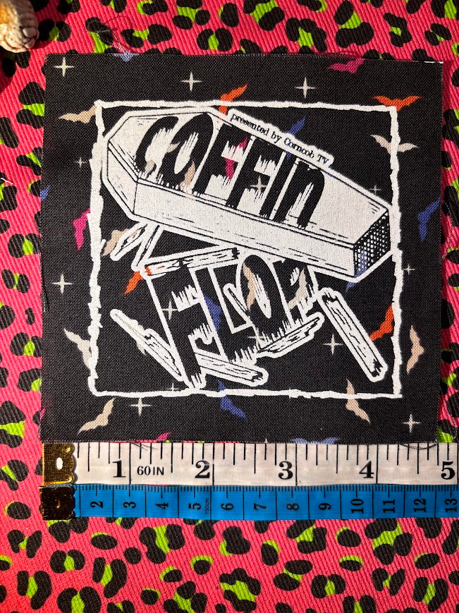 Coffin Flop by Corncob TV sew on patch. From I think you should leave