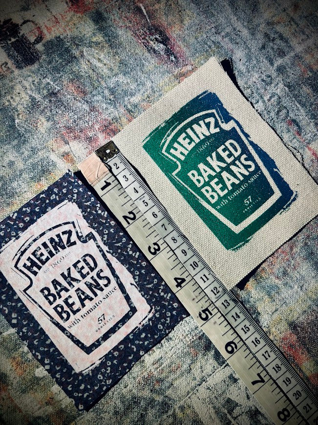 Heinz baked beans sew on patch