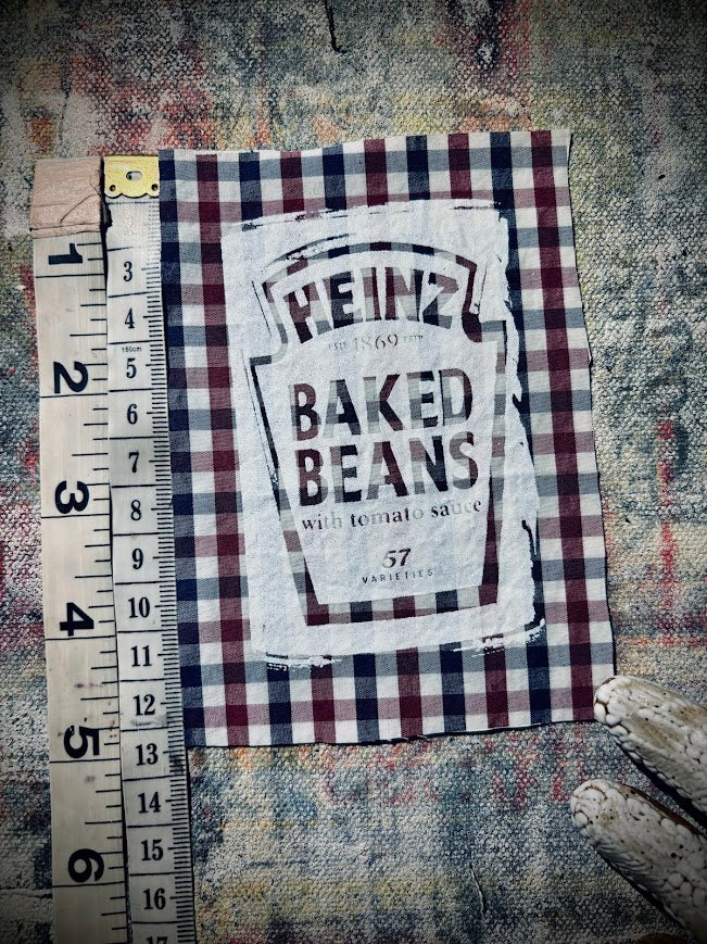 Heinz baked beans sew on patch