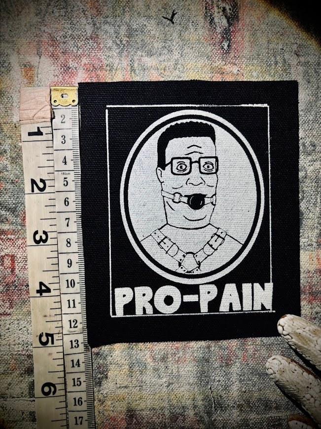 Hank Hill Pro-pain, king of the hill sew on patch