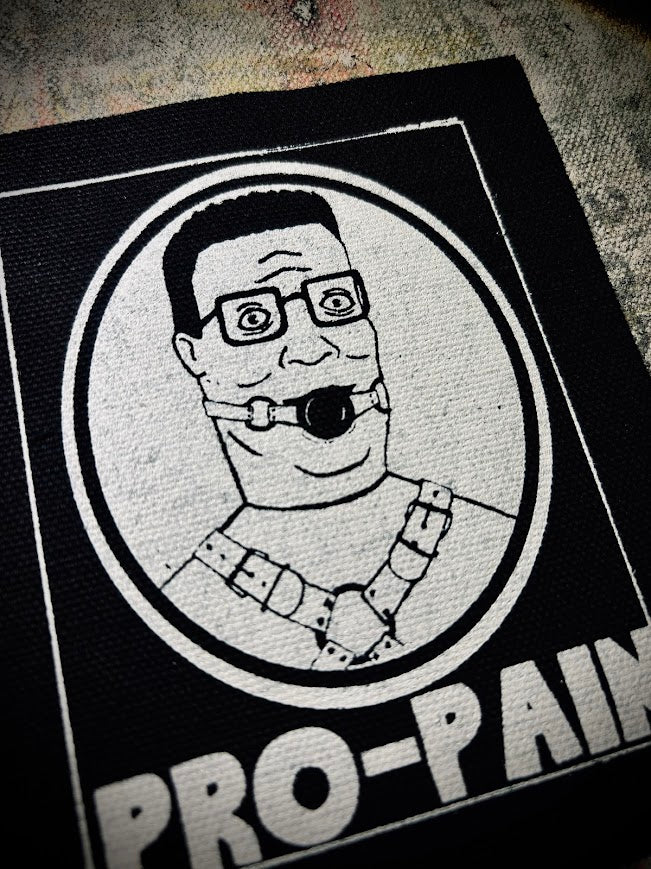 Hank Hill Pro-pain, king of the hill sew on patch