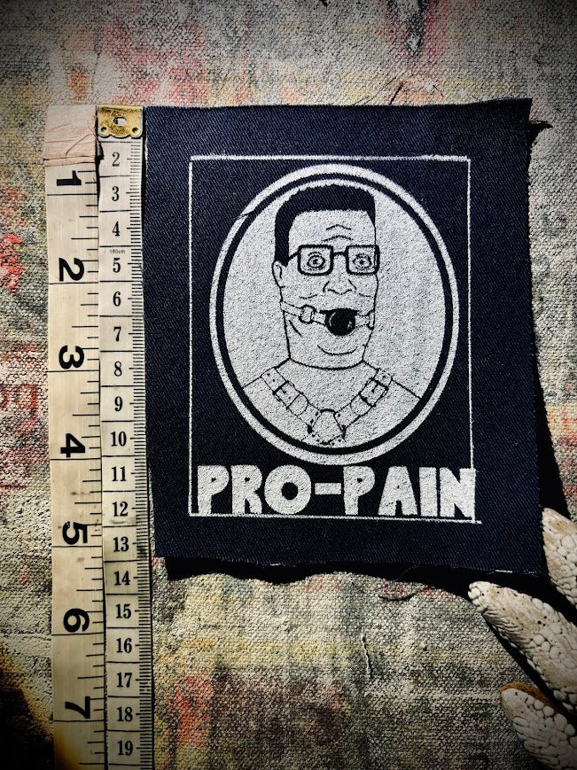 Hank Hill Pro-pain, king of the hill sew on patch