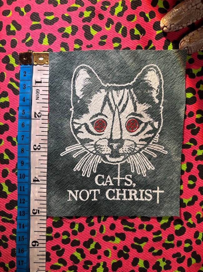 Cats not Christ! patch
