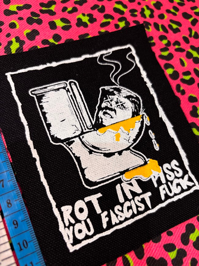 In Memoriam; Rot in Piss sew on patch pre-order