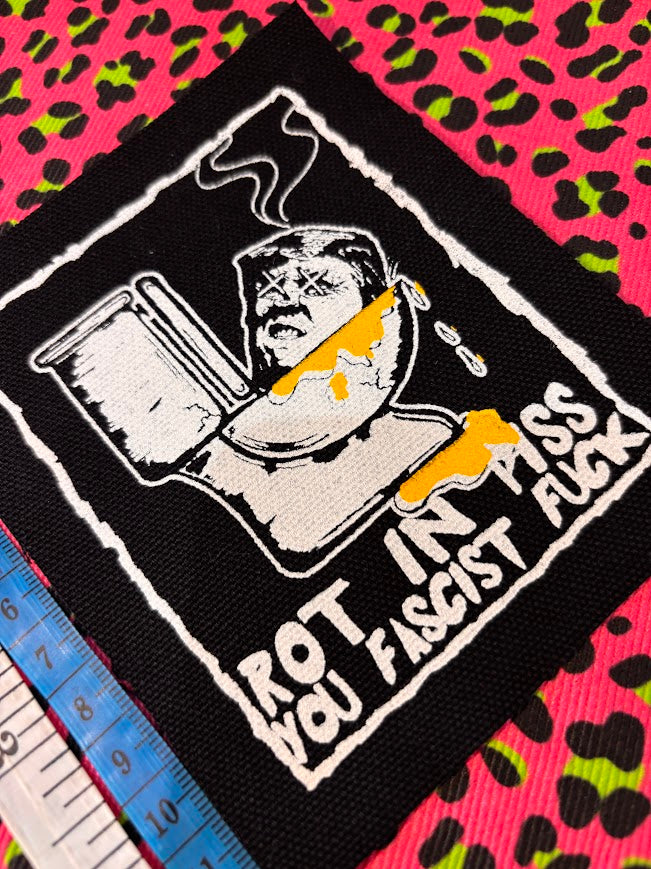 In Memoriam; Rot in Piss sew on patch pre-order
