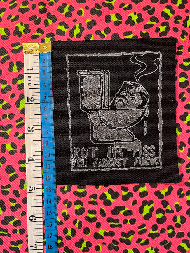In Memoriam; Rot in Piss sew on patch pre-order