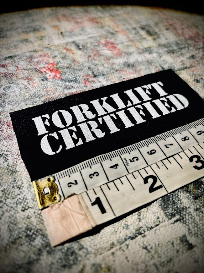 Forklift Certified mini patch