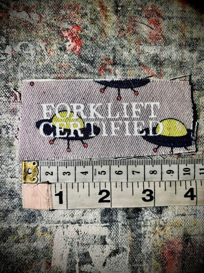 Forklift Certified mini patch