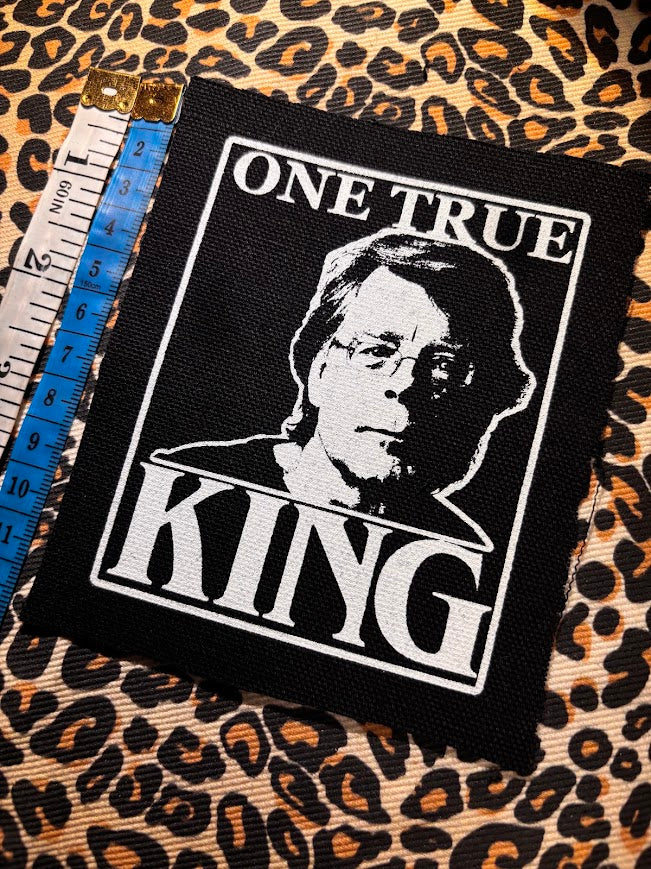 One True King! Stephen King sew on patch
