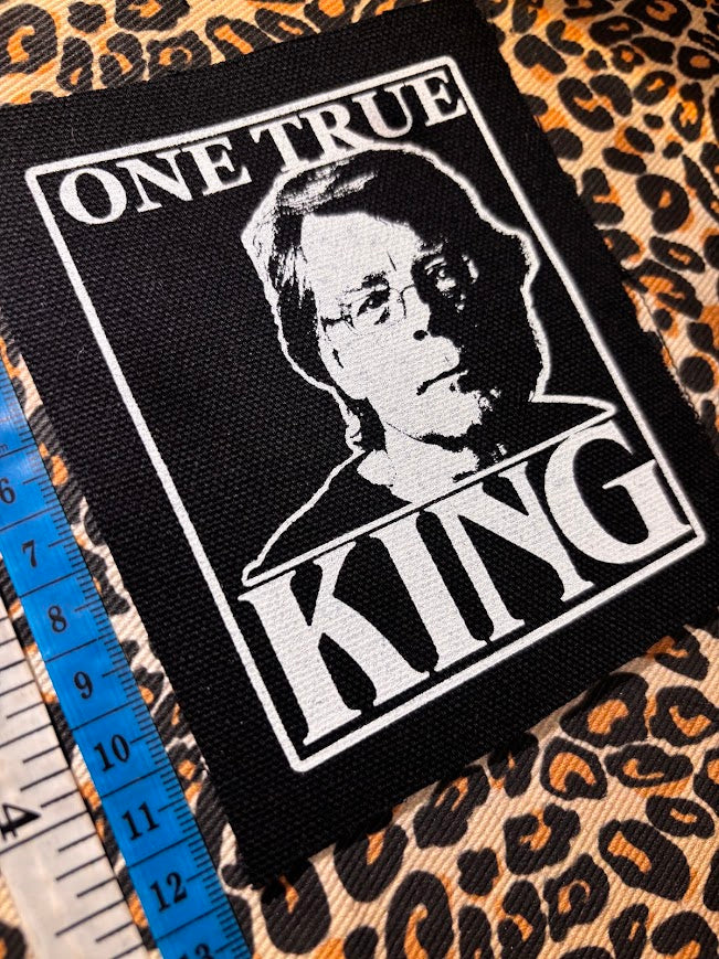 One True King! Stephen King patch.