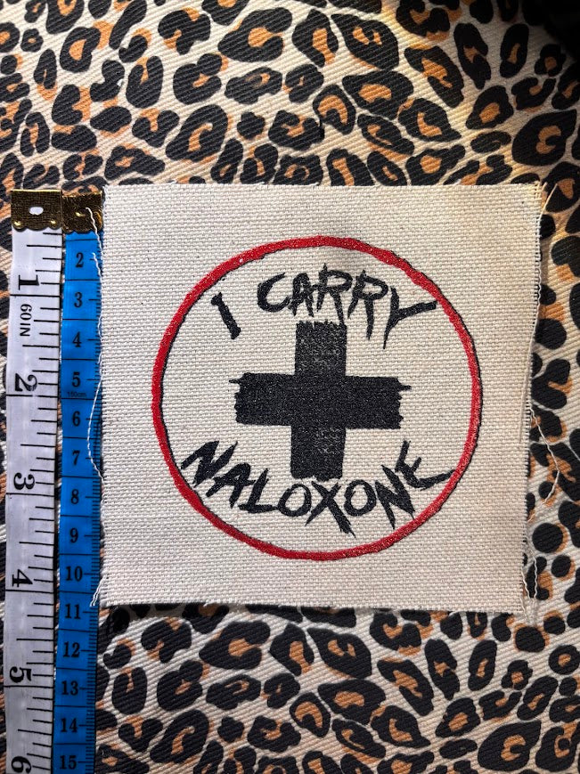 Carry Naloxone sew on patch