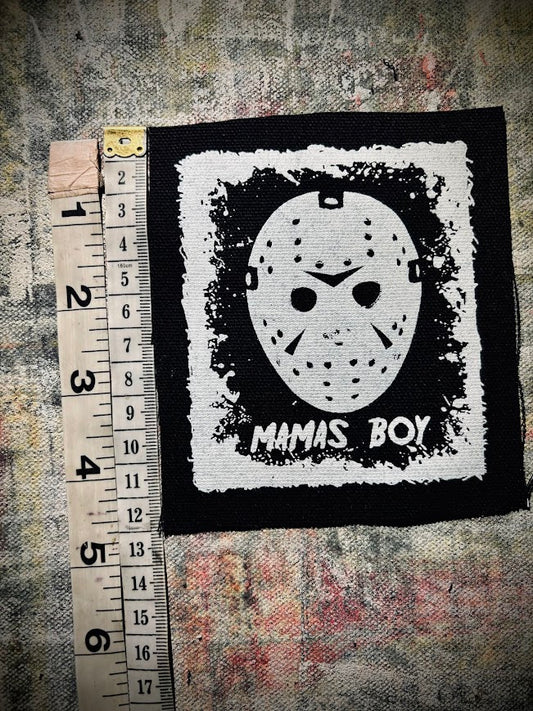 Jason, Mama's boy, Friday the 13th sew on patch.