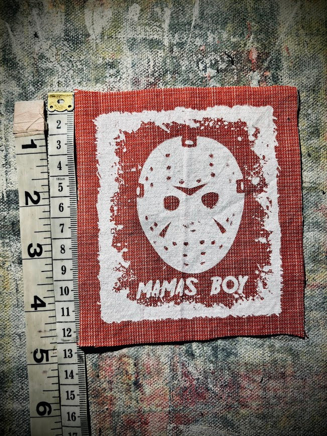 Jason, Mama's boy, Friday the 13th sew on patch.