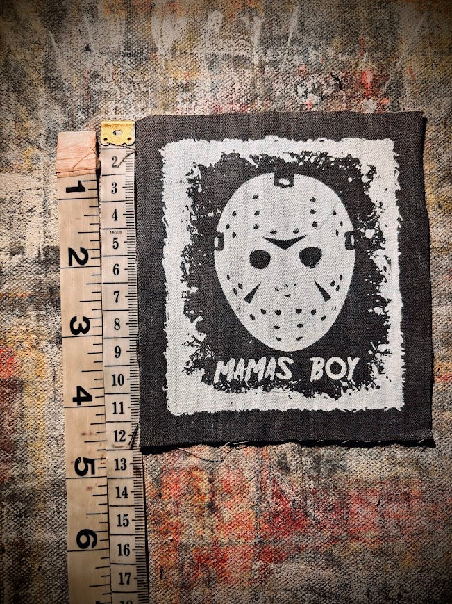 Jason, Mama's boy, Friday the 13th sew on patch.