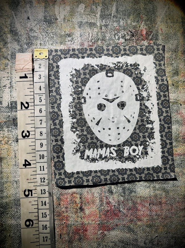 Jason, Mama's boy, Friday the 13th sew on patch.