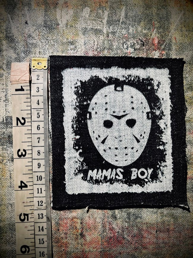 Jason, Mama's boy, Friday the 13th sew on patch.