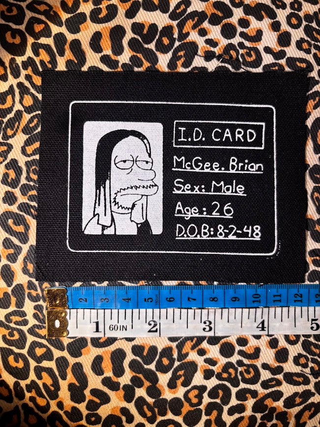 Brian McGee sew on patch