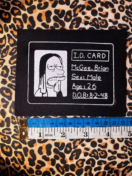 Brian McGee sew on patch