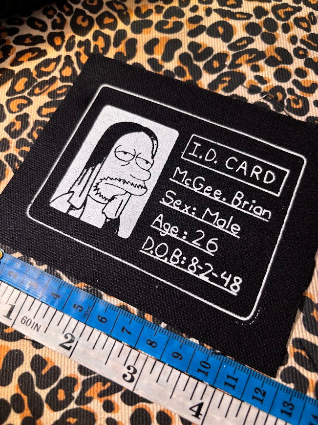 Brian McGee sew on patch