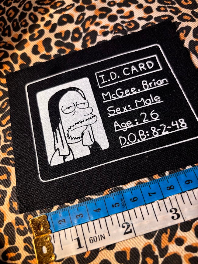 Brian McGee sew on patch