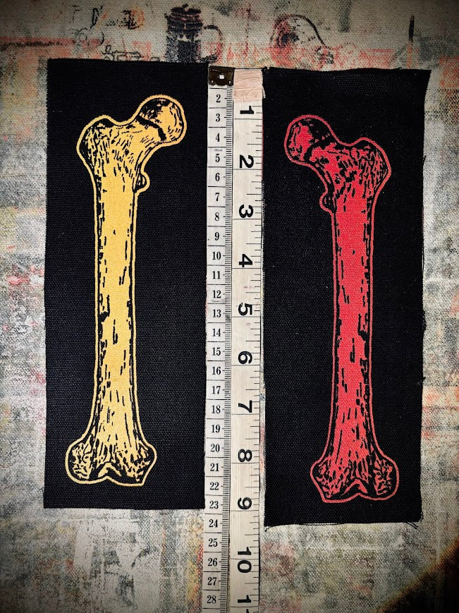 Large human femur bone sew on patch