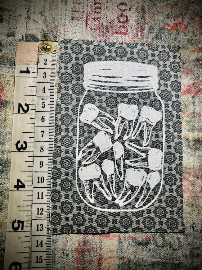 Jar or Teeth sew on patch