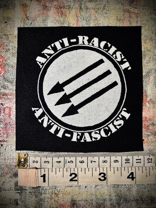 Three Arrows Iron Front anti-fascist anti-Nazi sew on patch