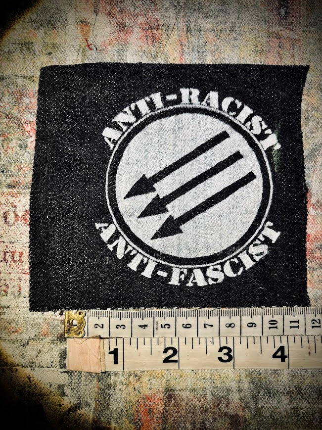 Three Arrows Iron Front anti-fascist anti-Nazi sew on patch