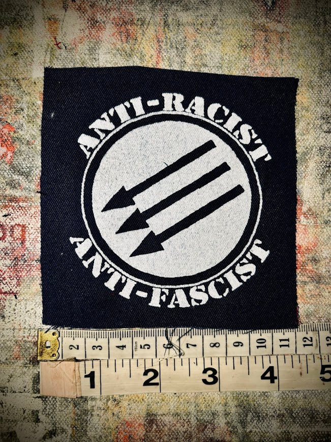 Three Arrows Iron Front anti-fascist anti-Nazi sew on patch