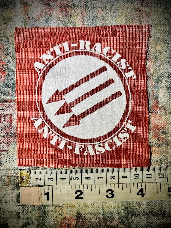 Three Arrows Iron Front anti-fascist anti-Nazi sew on patch