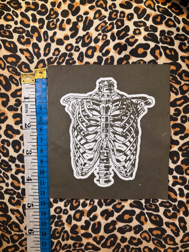 Rib Cage Sew on patch