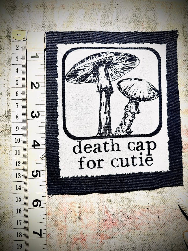 Death cap for cutie sew on patch